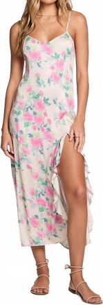 Saltwater Luxe Lillie Midi Dress In Vanilla
