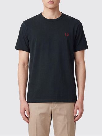 Fred Perry T-shirt in cotone con logo ricamato