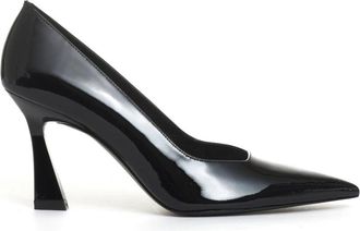 Stuart Weitzman Vinnie 85 Pump - Dames - Pumps - Zwart - 39 EU - Leer - Schoenen
