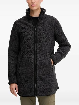 Jack Wolfskin High Curl zip-fastening coat - women - Polyester/Recycled Polyester - M - Grey