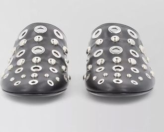 Premiata leather studded mules