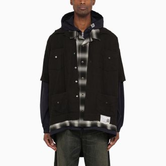Miharayasuhiro Three Layer Hooded Shirt