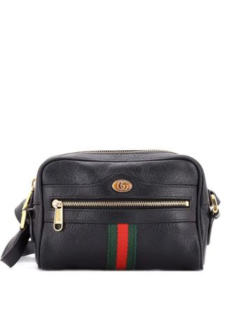 Gucci Ophidia Shoulder Bag Leather Mini crossbody bag - Nero