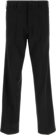 Prada Zwarte Gabardine Broek