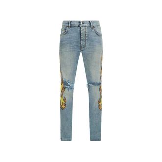 Amiri Slim-fit Jeans - male - Amiri - Slim Fit Jeans - Blue - W34 - Jeans