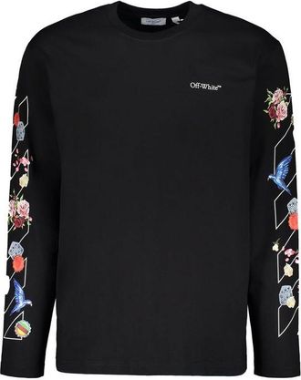 Off-white Off- Cotton Mens T-Shirt