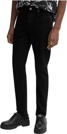 Karl Lagerfeld Slim-fit Jeans - Heren - Slim Fit Jeans - Zwart - W33 L32 - Denim - Jeans