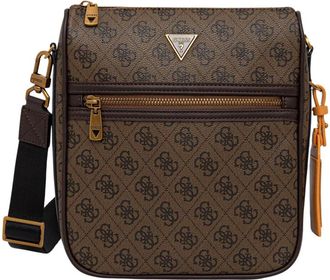Guess Milano Heuptas - Heren - Schoudertassen - Bruin - ONE Size - Leer - Tassen