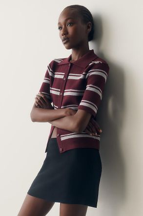 Maeve 100% Cotton Polo Sweater