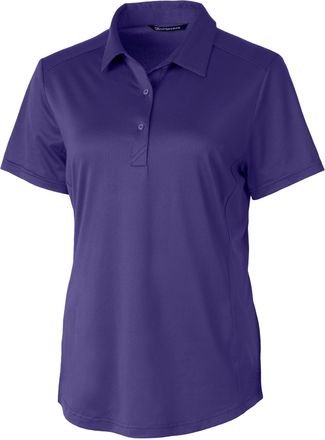 Cutter & Buck Prospect Textured Stretch Womens Short Sleeve Polo Shirt