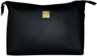 Celine Pre-owned Clutches, female, Black, Size: ONE SIZE Pre-owned Leather Clutch