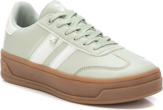 Xti Womens Lace Up Sneakers In Aqua