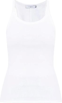 Iro Palissa ribbed tank top - White
