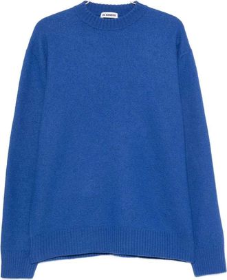 Jil Sander Maglione in lana Jil Sander con finiture a coste