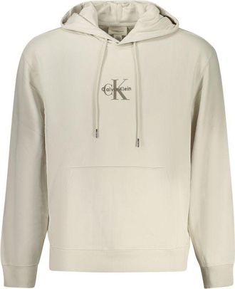 Calvin Klein Beige Katoenen Heren Hoodie