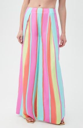 Trina Turk Enzo Pants in Pink Multi at Nordstrom Rack, Size 2