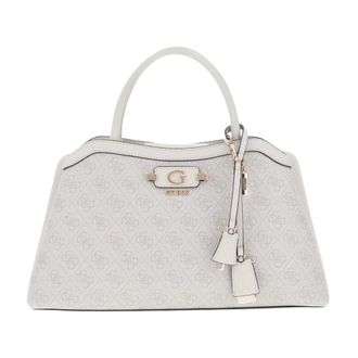 Guess Coleen Logo Small SA - female - Guess - Handbags - White - ONE SIZE - Bags