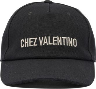 Valentino Garavani Heren, Accessoires, Zwart, Maat: 58 CM Katoen