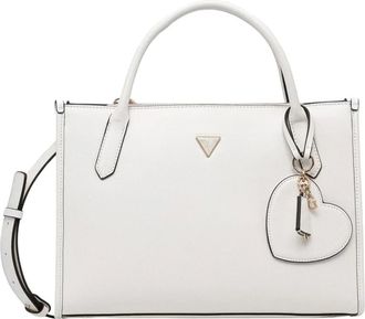 Guess Tassen, Dames, Wit, ONE Size, Leer, Isobel Crossbody