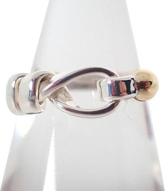 Tiffany & Co. Yellow Gold (18K) Sterling Silver 925 Band Ring (Pre-Owned)