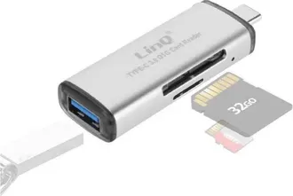 Trade Shop Trade Shop - Funci&oacute;n De La Otg Del Lector De Tarjetas Sd / Micro-sd Tipo-c Con La Fembra Usb Tpc516