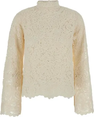 Semicouture Dames, Blouses & Shirts, Beige, Maat: XS