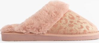 Jojoe Womens Jo & Joe LYLA Womens Mule Slippers Pink - Size: 6
