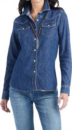 Ariat Farriday Denim Shirt In Blue Light