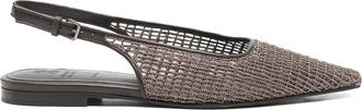 Brunello Cucinelli Pointed Pumps With Decoration