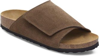 Birkenstock Solana Dark Tea, Suede Leather