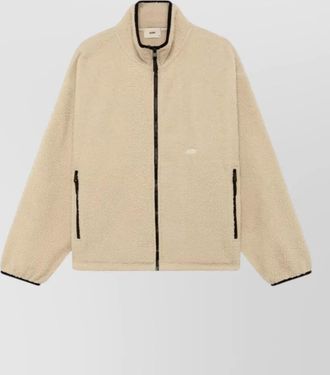 Autry unisex jacket high collar elastic cuffs