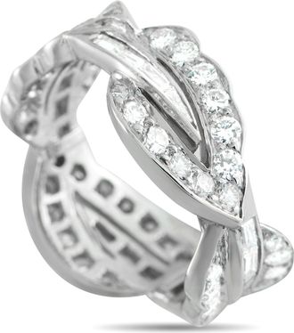 Luxury Bazaar 18K White Gold 1.46ct Diamond Ring MF36-011626