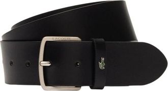 Lacoste Core Collection Heren Riem Zwart - Dames - Riemen - Zwart - ONE Size - Leer - Accessoires