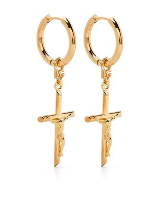 Dolce & Gabbana DNA pendant hoop earrings - Gold