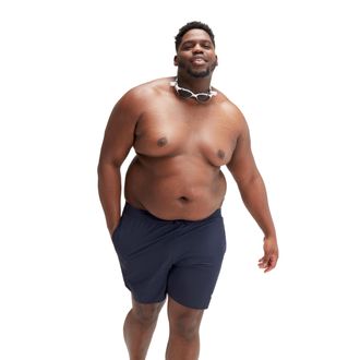 Speedo Badeshorts SPEEDO, Herren, Gr. 4XL, N-Gr, blau (navy), Gewirkt, Obermaterial: 100% Nylon, Badehosen Badeshorts, in grossen Gr&ouml;ssen