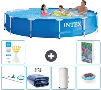 Intex Piscina Con Estructura Redonda - 366x76 Cm - 7-piezas S131