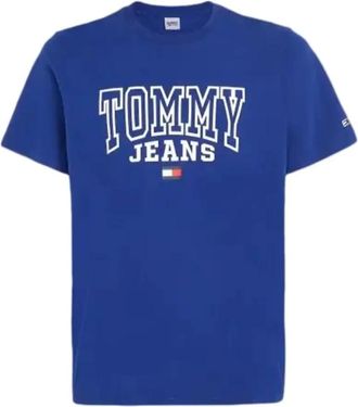Tommy Jeans Hombre, Camisetas, Azul, Talla: S