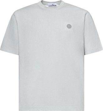 Stone Island Cotton T-Shirt With Logo