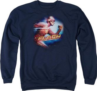 Gildan The Flash Fastest Man Adult Crewneck Sweatshirt