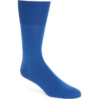 Falke Airport Wool Blend Socks in Sapphire at Nordstrom, Size Medium