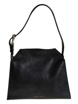 Orciani Trinity Small Calf Leather Shoulder Bag