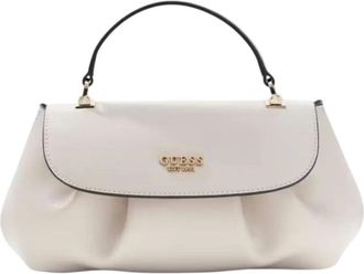 Guess Amorette Handtas - Dames - Tassen - Wit - Maat: ONE Size Zijde