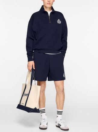 Sporty & Rich Mens Patch jersey short Unisex
