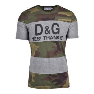 Dolce & Gabbana Heren, Tops, Veelkleurig, Maat: S Katoen