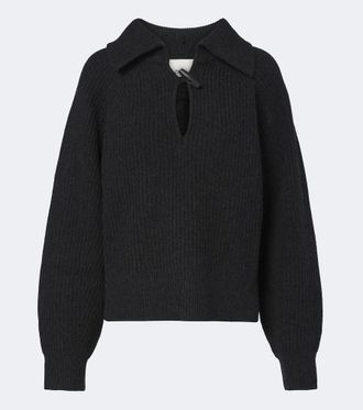 Isabel Marant Miranda wool and cashmere polo sweater