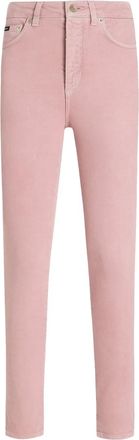 Dolce & Gabbana Jeans con placca logo - Rosa