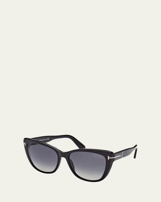 Tom Ford Nora Plastic Cat-Eye Sunglasses