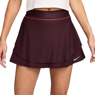 Nike Dames New York Grand Slam getailleerde rok (Bourgondi&euml;)