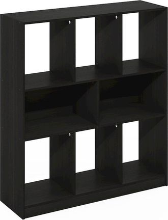 Furinno 8-Cube Horizontal Bookcase, Bookshelf, Storage Organizer, 35 Width, Espresso