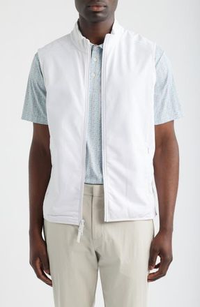 G/Fore Double Knit Tech Golf Vest in Snow at Nordstrom, Size Xx-Large